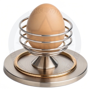 ที่ตั้งไข่แบบคลาสสิกเป็นมิตรกับสิ่งแวดล้อมดีไซน์โลหะสำหรับบ้านและร้านกาแฟพร้อมให้ของขวัญ - Product Image 1