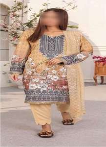 Último diseño personalizado bordado mangas completas tela de seda mujeres Shalwar Kameez con Dupatta precio al por mayor - Product Image 5