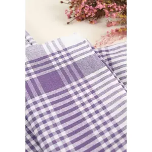 Bella Home Rahmet 50x70 Lot de 10 chiffons de séchage allemands violets – Serviettes de nettoyage en coton à séchage rapide pour véhicules - Product Image 2