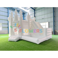 Château Gonflable Combo Commercial Princesse avec Toboggan Jeux Gonflables
