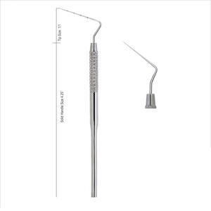 Instrumento de relleno compuesto dental de 175mm de la mejor calidad, 2,5mm y 6mm, Punta dorada, hecho de plástico - Product Image 6