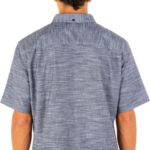 Button <b>Down</b> Men's T-shirts Most Popular T-shirt Short Sleeve Full Front Button 100% Cotton t Shirts - Product Image 5