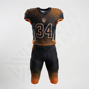 Conjunto de Uniforme de Fútbol Americano de 12 Paneles, Ropa Deportiva Personalizada con Estampado, Ropa Atlética de Alto Rendimiento Profesional, Talla Grande - Product Image 1