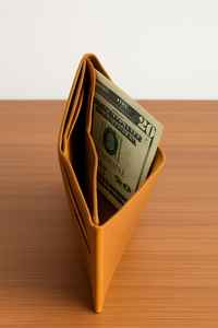 Portefeuille élégant classique en cuir véritable pliable à deux volets Sac à main mince avec blocage RFID pour hommes avec cartes à fermeture ouverte BFW-0067 - Product Image 3