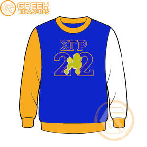 Sudadera de lana de algodón Sigma Gamma Rho personalizada de alta calidad, Jersey bordado, chaqueta para mujer, ropa griega, estilo de hermandad - Product Image 1