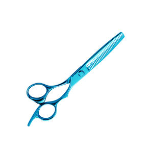 Tijeras de adelgazamiento de cabello de hoja recta, tijeras de adelgazamiento de cabello recubiertas personalizadas de cobre, tijeras de peluquero, tijeras de cabello de acero y Metal - Product Image 2