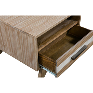 Table basse de marque SOHO de haute qualité 2 tiroirs nouveauté meubles de chambre à coucher couleur bois naturel chêne/pin/acacia bois massif - Product Image 4