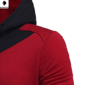 Conçu sur mesure hommes 100% coton Polyester pull à capuche tissu éponge de haute qualité léger décontracté solide bouffée hiver - Product Image 6