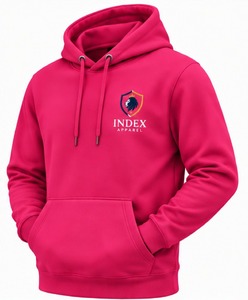 Sudadera con Capucha Extra Grande para Hombre, Marca Index Apparel, Bordado Personalizado, Impresión, Estilo Urbano, Tejido Grueso - Product Image 3