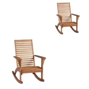 Meilleure vente chaise longue à bascule Mobilier de jardin en bois d'Indonésie prêt à exporter - Product Image 6