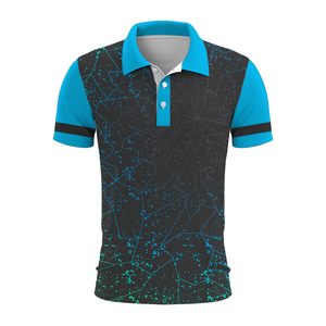 Jersey de hombre personalizado para Polo poliéster de secado rápido con impresión completa y logotipo bordado para tenis bolos golf - Product Image 6