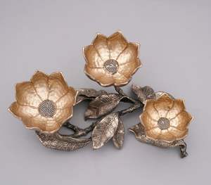 Bols à chocolat faits à la main, 3 compartiments, design poli écologique pour la présentation de fruits secs, tailles standard en gros - Product Image 3