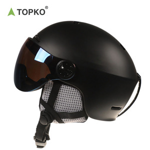 TOPKO-casco de nieve multideporte para hombre y mujer, protector de cabeza de esquí de Snowboard con gafas - Product Image 2
