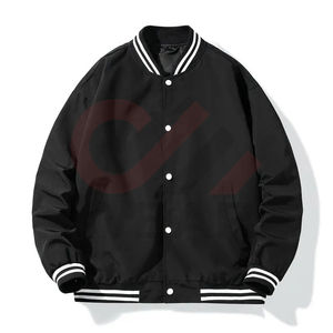Venta caliente de moda de satén de seda al por mayor Varsity Jacket Custom Color Logo Men Varsity Jacket Made in Pakistan OEM ODM Revisado - Product Image 4