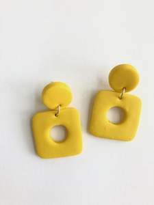 Handmade Resin Dangle <b>Earrings</b> for Women - Product Image 3