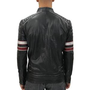 Chaqueta de Cuero de Alta Calidad, Estilo Urbano, Corte Ajustado, Transpirable, para Hombre, Moda de Invierno con Logotipo Frontal - Product Image 4