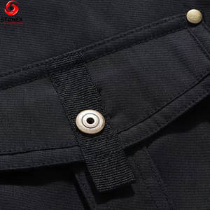 แจ็คเก็ตคาร์โก้ผู้ชายคุณภาพสูงสำหรับฤดูหนาว คอตั้ง สไตล์ไฮสตรีท ระบายอากาศได้ดีและเป็นมิตรกับสิ่งแวดล้อม พร้อมกระเป๋า - Product Image 3