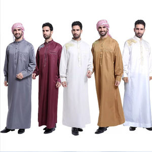 Thobe de haute qualité vêtements traditionnels musulmans vente en gros personnalisé hommes Thobe coton fait nouveau Design Thobes pour hommes - Product Image 4