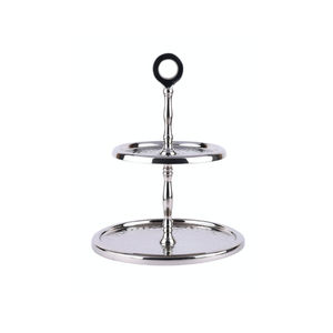 New Arrival Home <b>Decorative</b> Centerpiece Birthday <b>Cake</b> Presentation Classic <b>Cake</b> Pedestal With Two Tier Bulk <b>Supplies</b> From India - Product Image 1