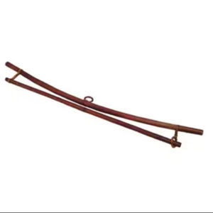 A Line Of Smoked Bamboo Tapestry Hangers - 99 Gold Data - Violet - Product Image 1