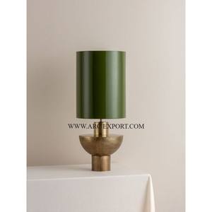 โคมไฟตกแต่งโต๊ะชุบทองทองเหลืองแข็งขนาดใหญ่ตกแต่งบ้านและงานแต่งงานหรูหราสไตล์ใหม่ในอินเดีย - Product Image 6