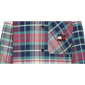 Giacca Imbottita Tartan Verde da Uomo Tommy Hilfiger, Taglia Large - Shackets Premium - Product Image 3
