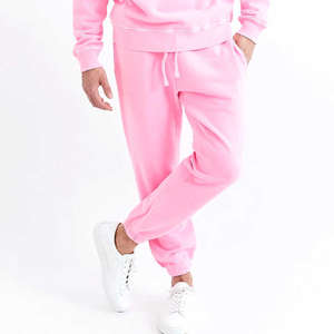 Ensemble de survêtement en molleton décontracté pour homme personnalisable, 100% coton, pull-over, léger, respirant, séchage rapide - Product Image 2