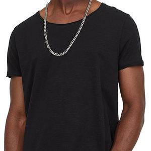 เสื้อยืดผ้าฝ้ายผู้ชายที่มีความทนทานสร้างความสบายระบายอากาศและโครงสร้างผ้าที่ติดทนนาน - Product Image 4