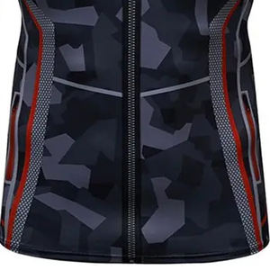 เสื้อรัดกล้ามเนื้อป้องกันการบาดเจ็บสำหรับผู้ชาย เสื้อรัดกล้ามเนื้อสำหรับเล่นกีฬา รุ่นใหม่ รับผลิตแบบ OEM คอกลม แขนยาว - Product Image 6