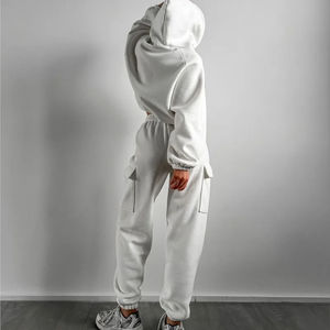 Conjuntos Deportivos Casuales de Invierno para Mujer, de Alta Calidad, Resistentes al Viento, Transpirables, Lavado Ácido, Talla XXL - Product Image 6