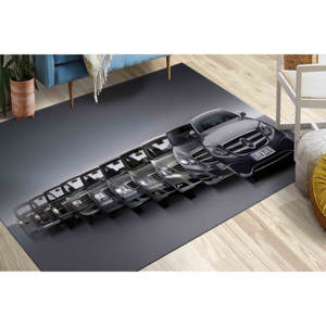 Alfombra Mercedes Benz Serie E: para Garaje, Sala de Estar, Pasillo, Alfombra Suave No Tejida - Product Image 4