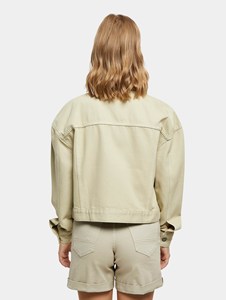 Chaqueta vaquera moderna de gran tamaño para mujer de algas marinas suaves de primera calidad personalizada con cierre de botones diseñada para mujer para la comodidad de todas las estaciones - Product Image 2