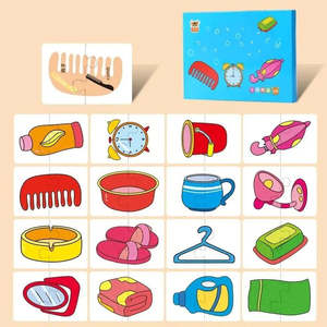 32 pièces de puzzle éducatif en bois et en plastique, jouet pour bébés - Product Image 5