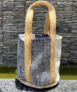 Sac fourre-tout bohème en jute, couleur unie, ouvert, écologique, pour la plage, sac à main pour femme, multicolore, réutilisable, sac de shopping design - Product Image 5