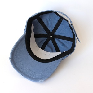 قبعة داد غير مهيكلة بتصميم قديم الطراز مطرزة حسب الطلب بالجملة، قبعة كاجوال أوروبية ويابانية بمظهر متهالك للشتاء - Product Image 5