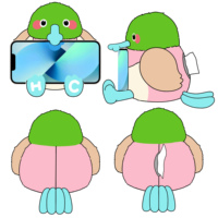 Support de téléphone en peluche en forme d'oiseau de dessin animé, fait main, de haute qualité, à faible MOQ, personnalisable, pour cadeau