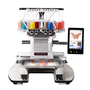 Machine à broder informatisée à usage domestique à tête unique à 9 aiguilles - Product Image 1