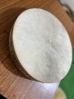 14 Inch Handmade Wood and Goat Skin Percussion Instrument Ocean Drum with Sheepskin Drumheads Wholesale Product