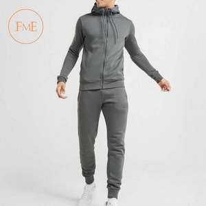 Wholesale tracksuits <b>men</b> <b>running</b> & gym wear slim fit custom printing and embroidery 3d puff logo blank <b>hoodie</b> sets joggers sets - Product Image 1