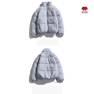 Veste matelassée décontractée pour homme Ryan Pro Gear, fermeture éclair, capuche, unie, imperméable, logo personnalisé - Product Image 3