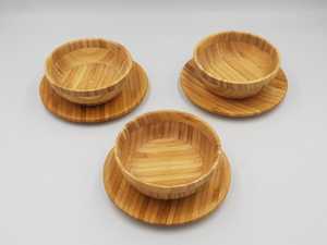 Bol en bambou naturel Durable, meilleur prix, soupe/salade/fruits/Snack en bois écologique, décor de bol fabriqué au Vietnam - Product Image 3