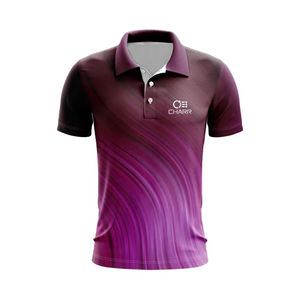 Polos deportivos altos 2025 personalizados para hombre 100%, Jersey de punto de poliéster, patrón transpirable e impreso, atuendo de negocios de talla grande - Product Image 1