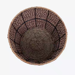 Cesta de jardinera de algas marinas tejida hecha a mano Natural para plantas de interior, esquina de suelo de jardín y Decoración Para sala de estar - Product Image 4