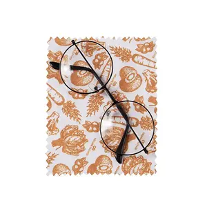 Chiffon de nettoyage pour lunettes en microfibre personnalisé de haute qualité, tissu en velours suédé, nettoyant pour écran optique, <span class=keywords><strong>lingettes</strong></span> pour lentilles avec logo - Product Image 6