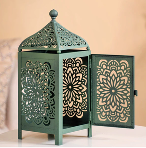 Ensemble de 2 Lanternes Nouveau Design Bougeoirs Décors Fer Métal Décoratif Salon Décorations Maison Fabricant en Gros Fournisseur - Product Image 4