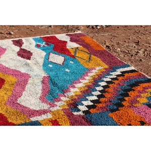 กระเบื้องปูพรมลวดลายแนวนามธรรมโบฮีเมียนสีสันสดใสงานแฮนด์เมดสไตล์โมเดิร์นดีไซน์สำหรับใช้ในบ้าน - Product Image 5