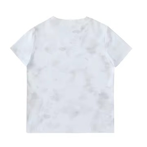 Nouveau T-shirt tapisserie goutte personnalisé en détresse cousu grande taille hommes T-shirt coton Streetwear basket-ball T-shirt pour hommes - Product Image 1