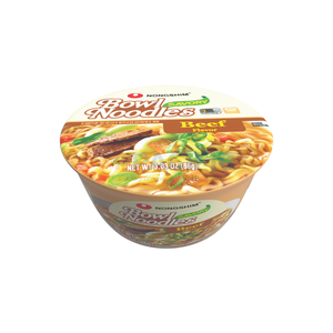 NONGSHIM BOL NOUILLES SAVORY BEEF 12 PACK - Product Image 4