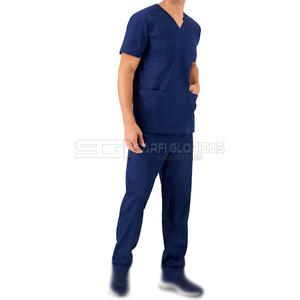Uniforme Médico Personalizado para Hombre y Mujer, Uniforme de Enfermería para Spa, Clínica, Hospital, Conjunto de 2 Piezas con Pantalones y Logotipo Personalizado - Product Image 1
