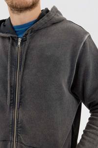 Pantalones cortos lavados con ácido de alta calidad para hombre, venta al por mayor, conjuntos cortos de lana de moda para hombre, ropa de calle de invierno, pantalones cortos con cremallera - Product Image 5